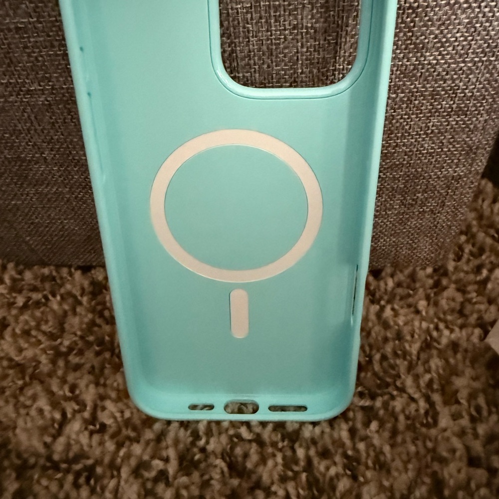 PopSocket New Aqua iPhone 16 ProMax Blue Phone Case MagSafe